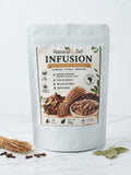 Infusion :Racine de vétiver (Khamaré, babi,Gongonli, Cepp)
Clou de girofle
Feuilles de Djeka
Guéni (Gowé)